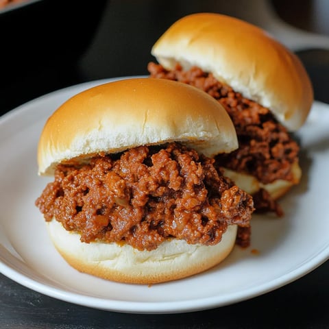 Einfache Sloppy Joe Burger