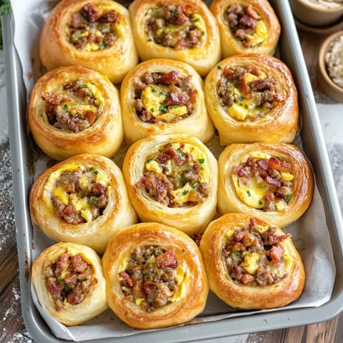 Herzhafte Frühstücksrollen