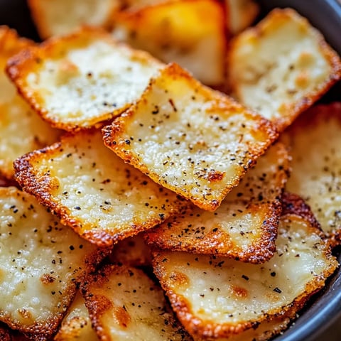 Knusprige Quark-Chips