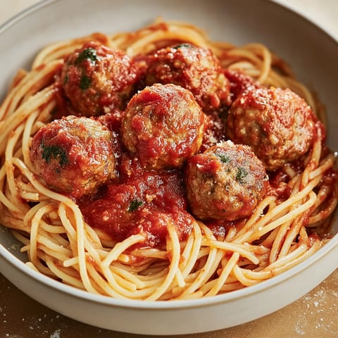Hackbällchen mit Tomatensoße