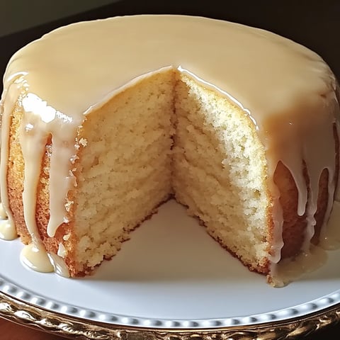 Vanillekuchen mit Frischkäseglasur