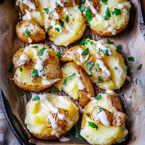 Knusprige Ofenkartoffeln auf einem Blech