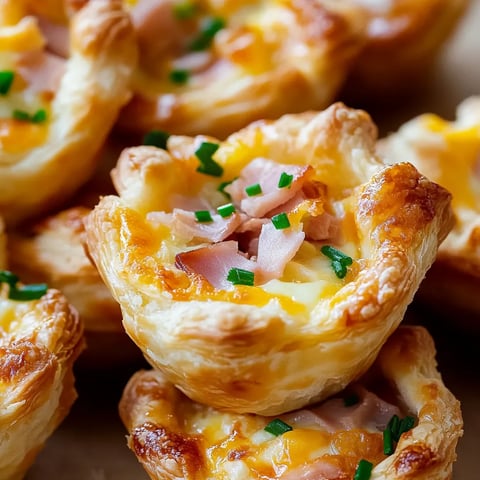 Eine leckere Schinken-Käse-Muffin-Kreation