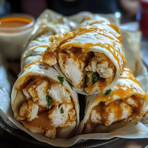 Knoblauch Chicken Wraps