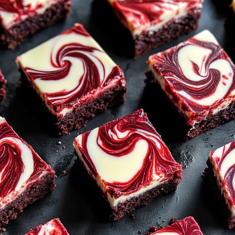 Samtige Cheesecake Brownies