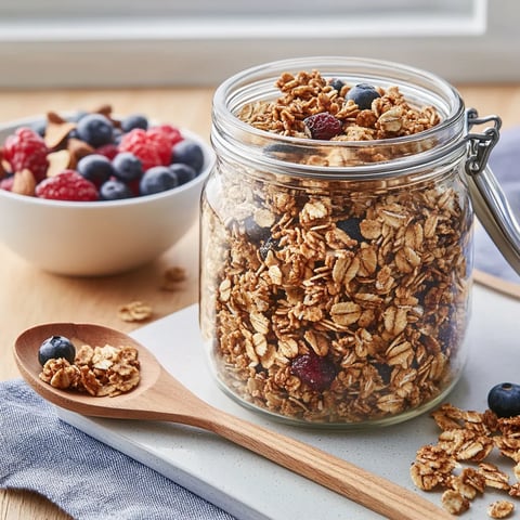 Gesundes Granola ohne Zucker – Knusprig & Voller Geschmack