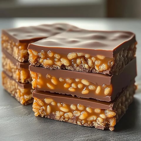 Caramel Fudge Crunch Bars