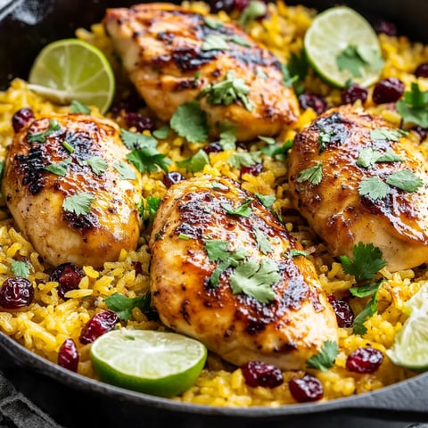 Einfaches Chipotle Honig Huhn mit Reis