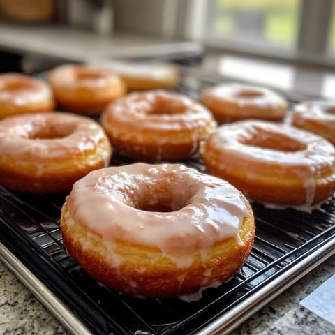 Klassisch Glasierte Donuts