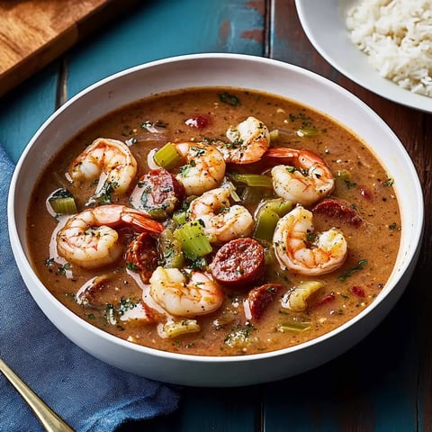 Klassisches Cajun Gumbo