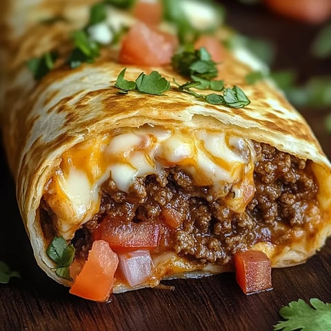 Würzige Käse-Chimichangas