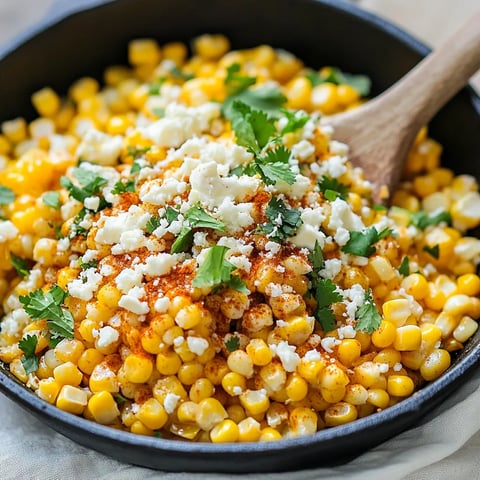 Cremiger mexikanischer Straßenmais