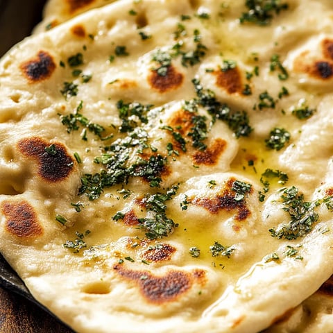 Weiches Knoblauch-Naan