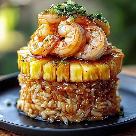 Teriyaki Garnelen & Ananas Reis