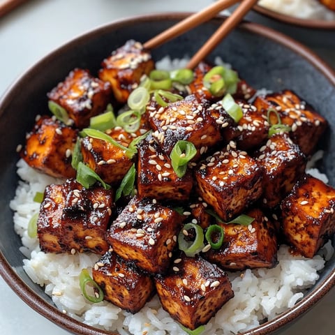 Knuspriger Gochujang Tofu