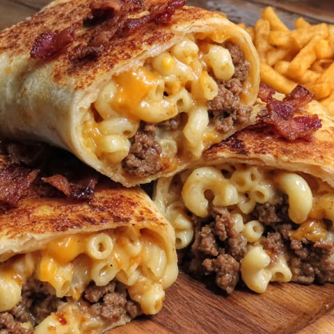 Mac und Cheese Burger Rolls.