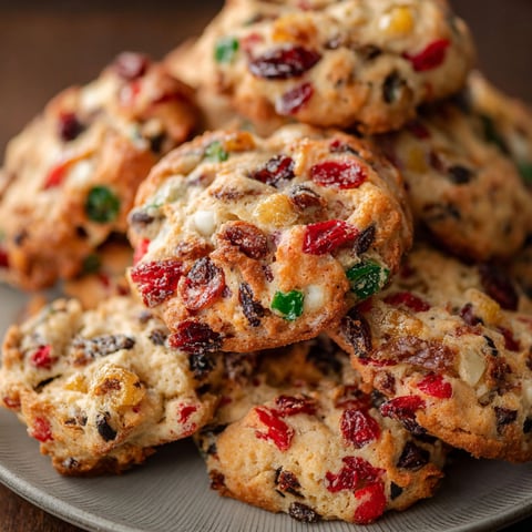Ein Teller mit Keksen und in der Mitte Fruchtkekse.