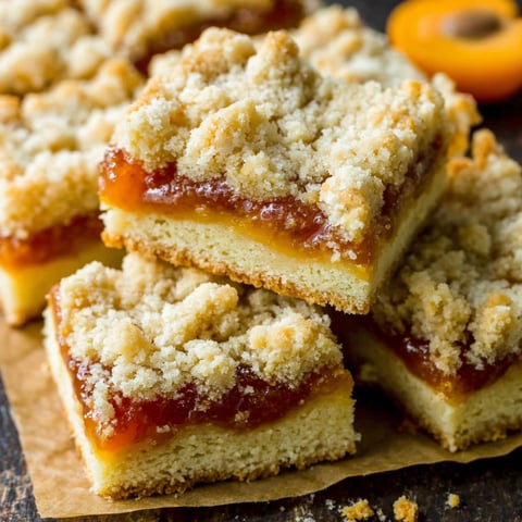 Aprikosen Kekse auf einem Tisch.