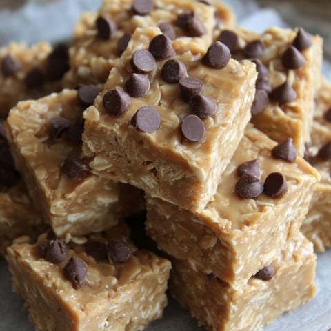 A plate of peanut butter oat bites.