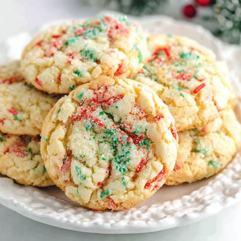 A plate of Christmas cookies.